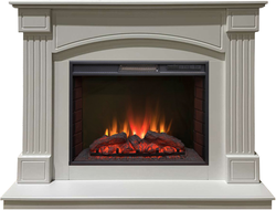 Электрокамин Грация WT с очагом Sparta 25.5 LED