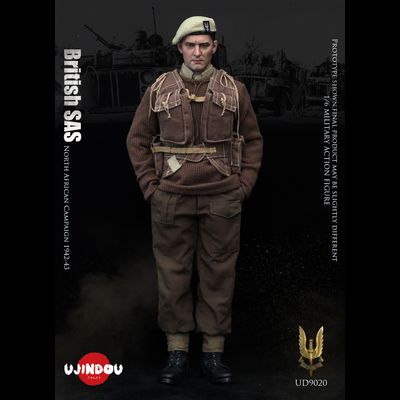 Боец SAS в Северной Африке 1942-1943 г - КОЛЛЕКЦИОННАЯ ФИГУРКА 1/6 WWII BRITISH SAS North African Campaign 1942-43 (UD9020) - UJINDOU