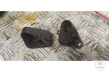 слив дренажа забит кофейными отложениями