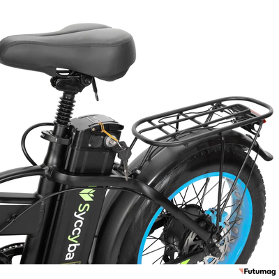 Электровелосипед SYCCYBA H1 (F10) DUAL 23AH синий