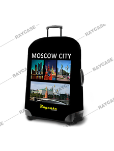 Чехол для чемодана &quot;Москва сити&quot;. Размер L