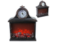 Фонарь "Камин с часами" c USB-кабелем, 42*30*13см, ЦВЕТ: Бронза, Черный