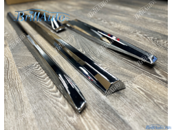 Молдинги Toyota Prado 150 стиль 2023 хром