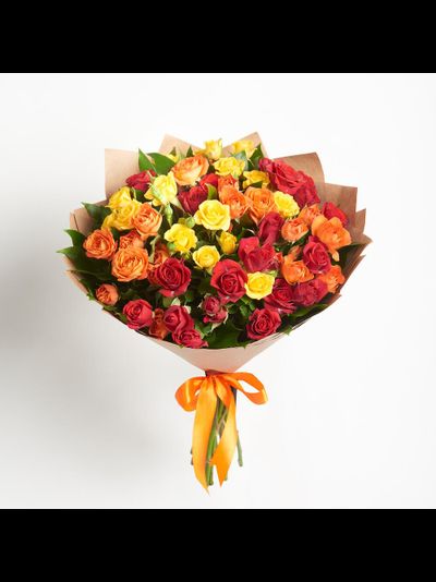 11 ярких кустовых роз