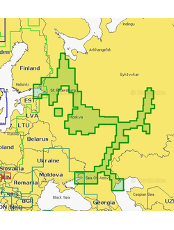 Европейская часть России в одном комплекте Navionics GOLD 52XG 16 гб для эхолотов Lowrance