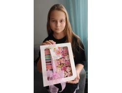 Зефирные тюльпаны и макаронс