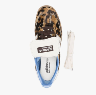 Adidas Samba Wales Bonner x Pony Leopard (Экозамша) сверху