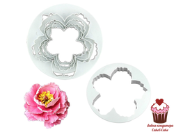 Набор вырубок Пионы, 4 шт.