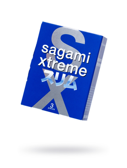 743/1 Презервативы Sagami, extreme, feel fit, гладкие, 19 см, 5,1 см, 3 шт.