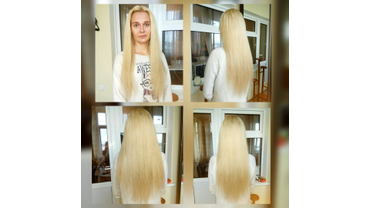 Фото выполненных декабрьских работ по наращиванию и окрашиванию волос от домашней студии ксении грининой в краснодаре 4