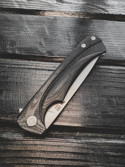 Складной нож Чиж плюс сталь К 110, рукоять G10, цвет черный