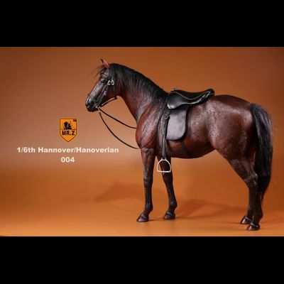 Коричневый конь - Коллекционная фигурка 1/6 Scale German Hanoverian Warmblood Horse Statue - Real Animal Series (No.17) - Mr.Z