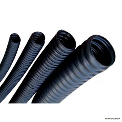 Трубка гофрированная DKC d19.3мм (черная разрезная) цена за 50 метров