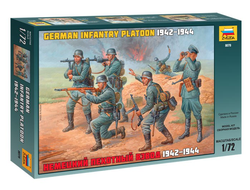 Сборная модель: (Звезда 8078) Немецкий пехотный взвод 1942-1944 г.