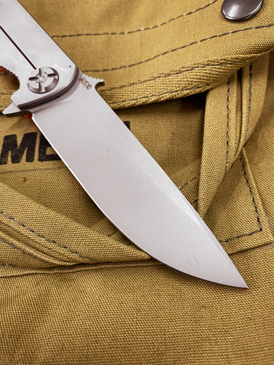 Складной нож Чиж NEXT HD сталь AUS 10,  рукоять G10, цвет оранжевый