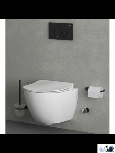 Кнопка смыва CREAVIT UFO GP1002.02 черный глянцевый