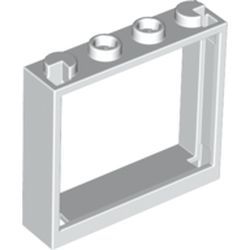 Window 1 x 4 x 3 - No Shutter Tabs, White (60594 / 4520702 / 4530590)