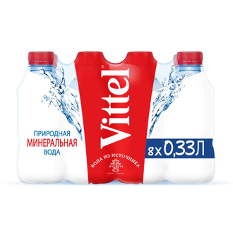 Вода минеральная Vittel негазированная 0.33 л