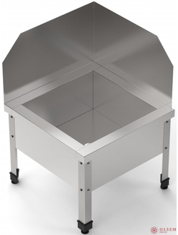 Ванна моповая с бортом ВмопБ-600/200-с