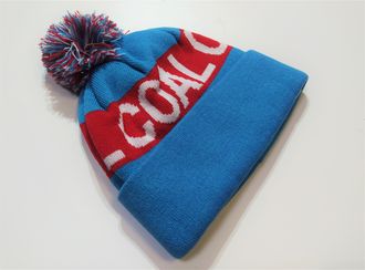 Шапка Coal Голубой / Красный
