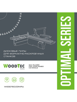 Подрезная пила WoodTec для форматно-раскроечных станков Ø120 х 20 х 2,8-3,6 Z = 12 + 12