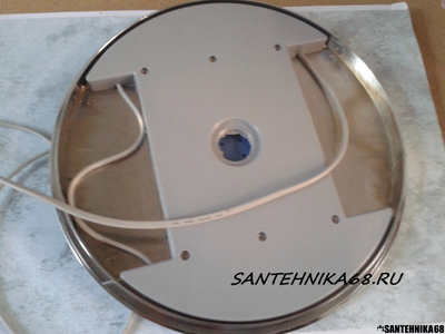 Тропическая лейка для душевой кабины с подсветкой 25 см