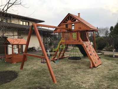 Детская площадка IgraGrad Крепость Фани с рукоходом (Домик)