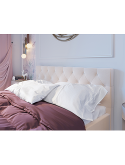 Кровать односпальная, двуспальная, MyCloud Скарлет с подъемным механизмом, бельевым ящиком, мягкое изголовье, стяжка ромбом