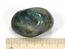 Апатит синий, галтовка, Бразилия (28*19*18 мм, 15 г) №28447