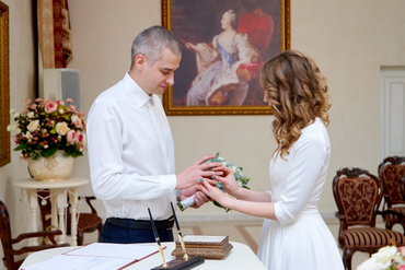 Хрустальный зал Екатерининского ЗАГСа г. Краснодар, фото, фотографии интерьера.