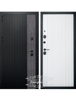 STEEL ART (МЕЛИТОПОЛЬ). COMBI BAND GREY SECTOR (КОМБИ БЕНД ГРЕЙ СЕКТОР) 105 мм (ТРЕХКОНТУРНАЯ) КАРБОН-ГРЕЙ/ БЕЛЫЙ МАТОВЫЙ