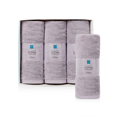 Атоми Набор из 3х полотенец Супима 3 шт. (40 х 86 см)