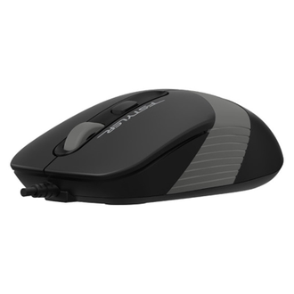 Мышь компьютерная A4 Fstyler FM10, 1600dpi, черный/серый