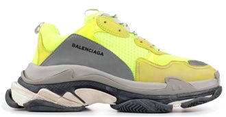 Balenciaga Triple S Neon Yellow Grey