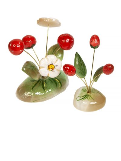 Букет "Земляника" из селенита