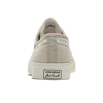 Кеды Converse Jack Purcell Faux Fur Lined leather кожаные белые низкие