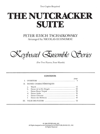 The Nutcracker Suite for two pianos