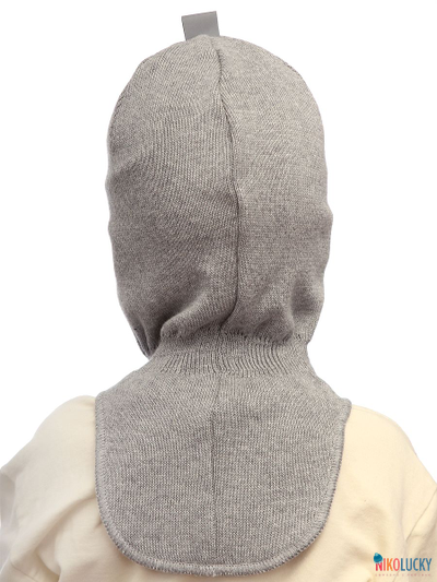 Шапка-шлем 23301-01 х/б подклад, серый р.44-46