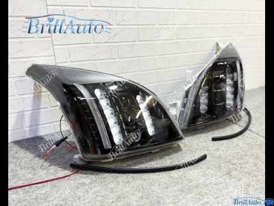 Фары Toyota Prado 120 LED светодиодные яркие