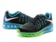 Nike Air Max 2015 черные с голубым (41-45) М-3 Арт. 14MF