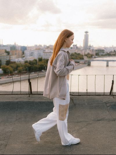 Рубашка плотная футер с люверсом