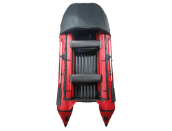 Моторная лодка ДИКИЙ 360 НДНД с тентом красный сверху