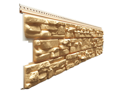 САЙДИНГ LUX ПОД КАМЕНЬ, ROCKY, ПЕКАН