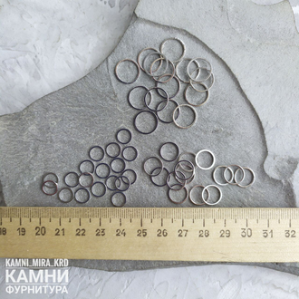 Кольцо декоративное ЛЮКС, покрытие в ассортименте, цена за набор