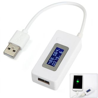 2000990878151 Тестер для зарядок KEWEISI KCX-017 USB,  измеритель емкости батарей подключаемых устройств.