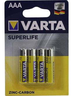 Батарейка AAA солевая VARTA SUPERLIFE 2003-4 1.5V 4 шт