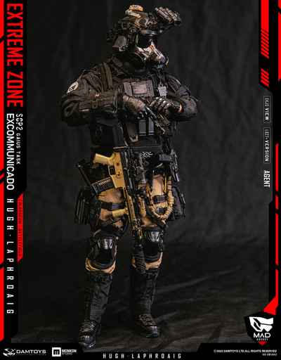 Агент Хью Лафройг (SCP Overlord) - КОЛЛЕКЦИОННАЯ ФИГУРКА 1/6 EXTREME ZONE Agent HUGH LAPHROAIG (EBS002) - DAMTOYS