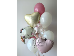 Фонтан "Зайка и сердца"