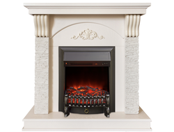 Электрокамин Corfino WT с очагом Fobos