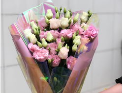 Букет из эустом "Хрустальный перезвон"